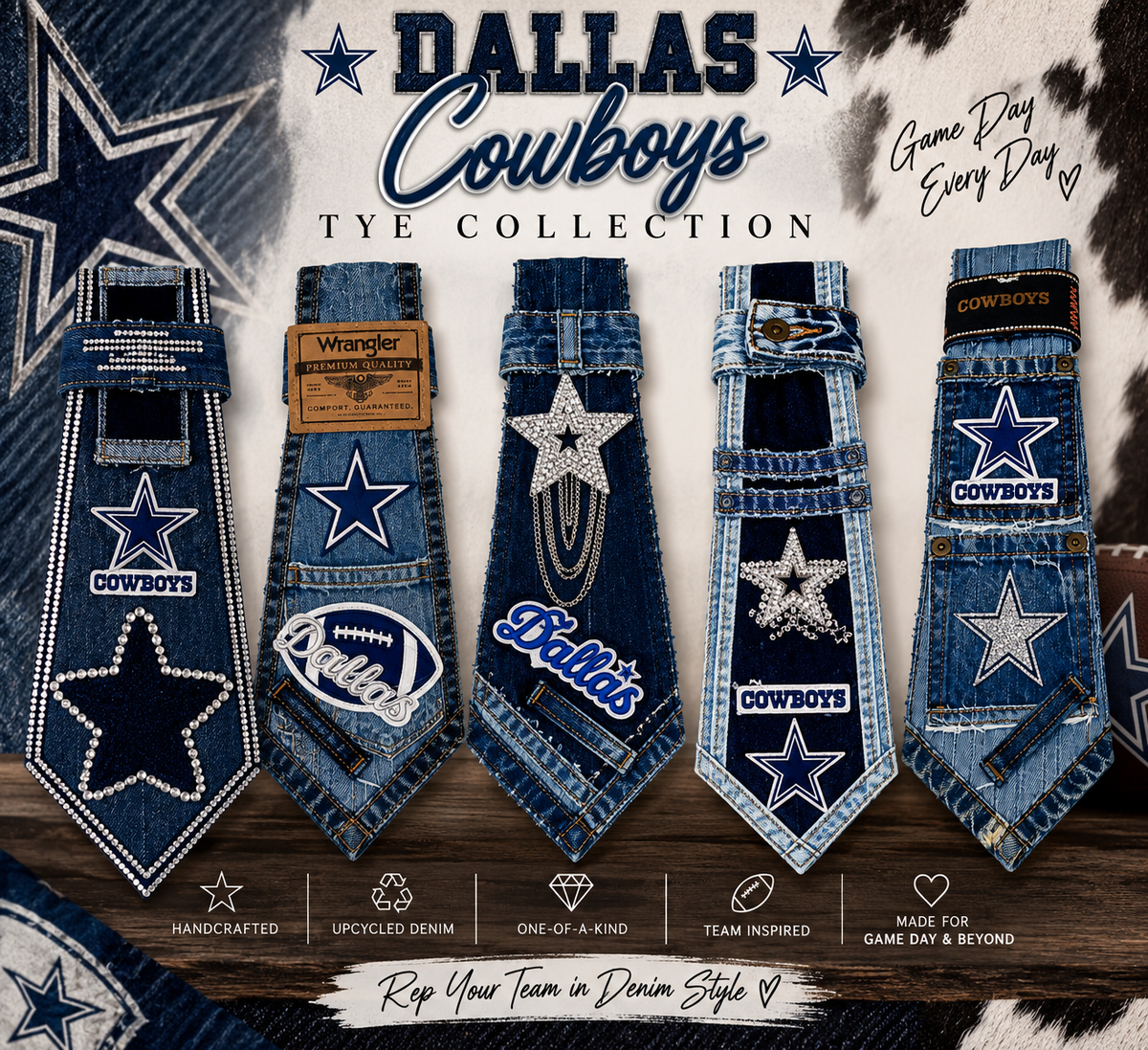 Dallas Cowboys Tye Collection💙⭐️