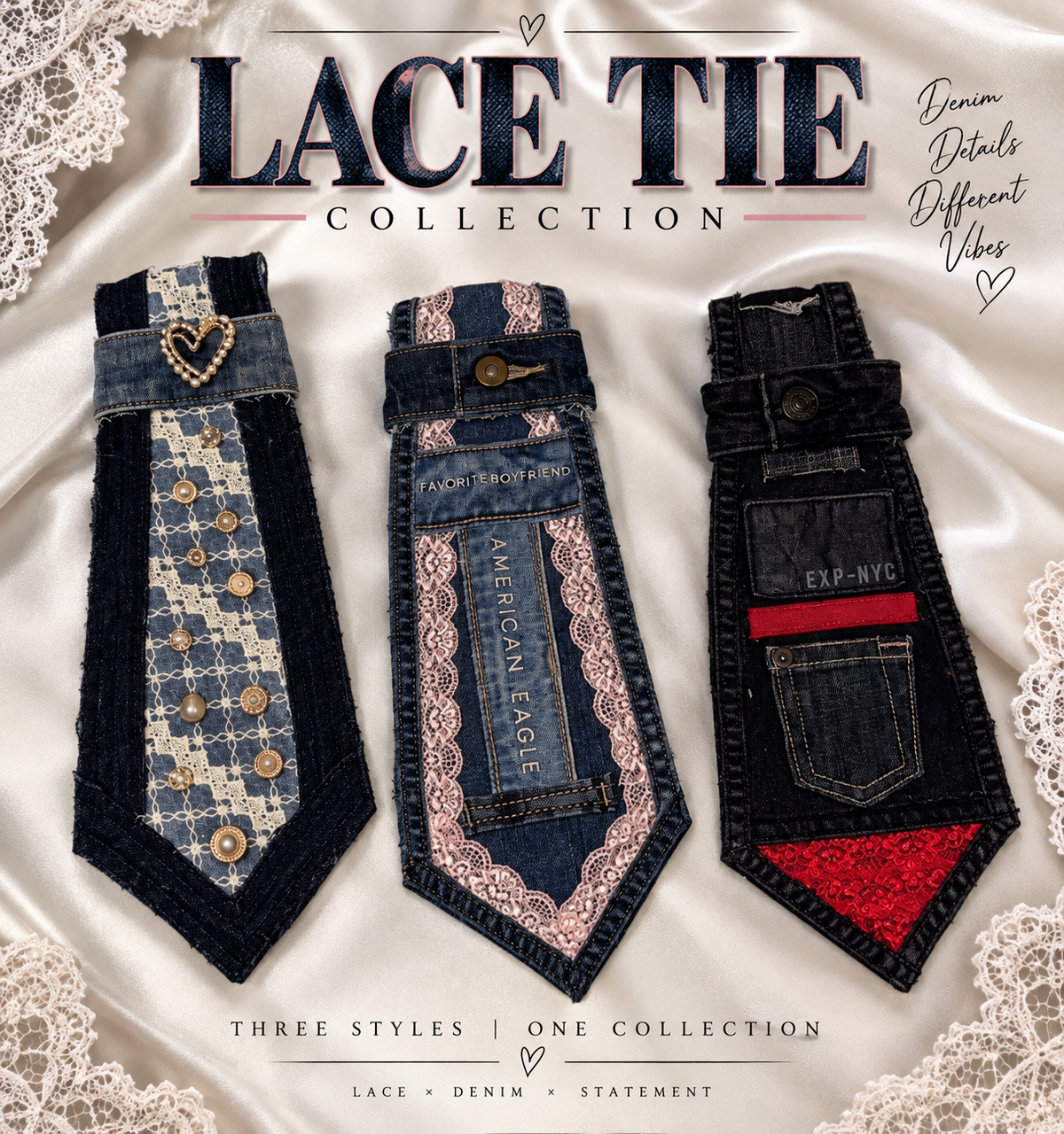 Lace Tie Collection✨