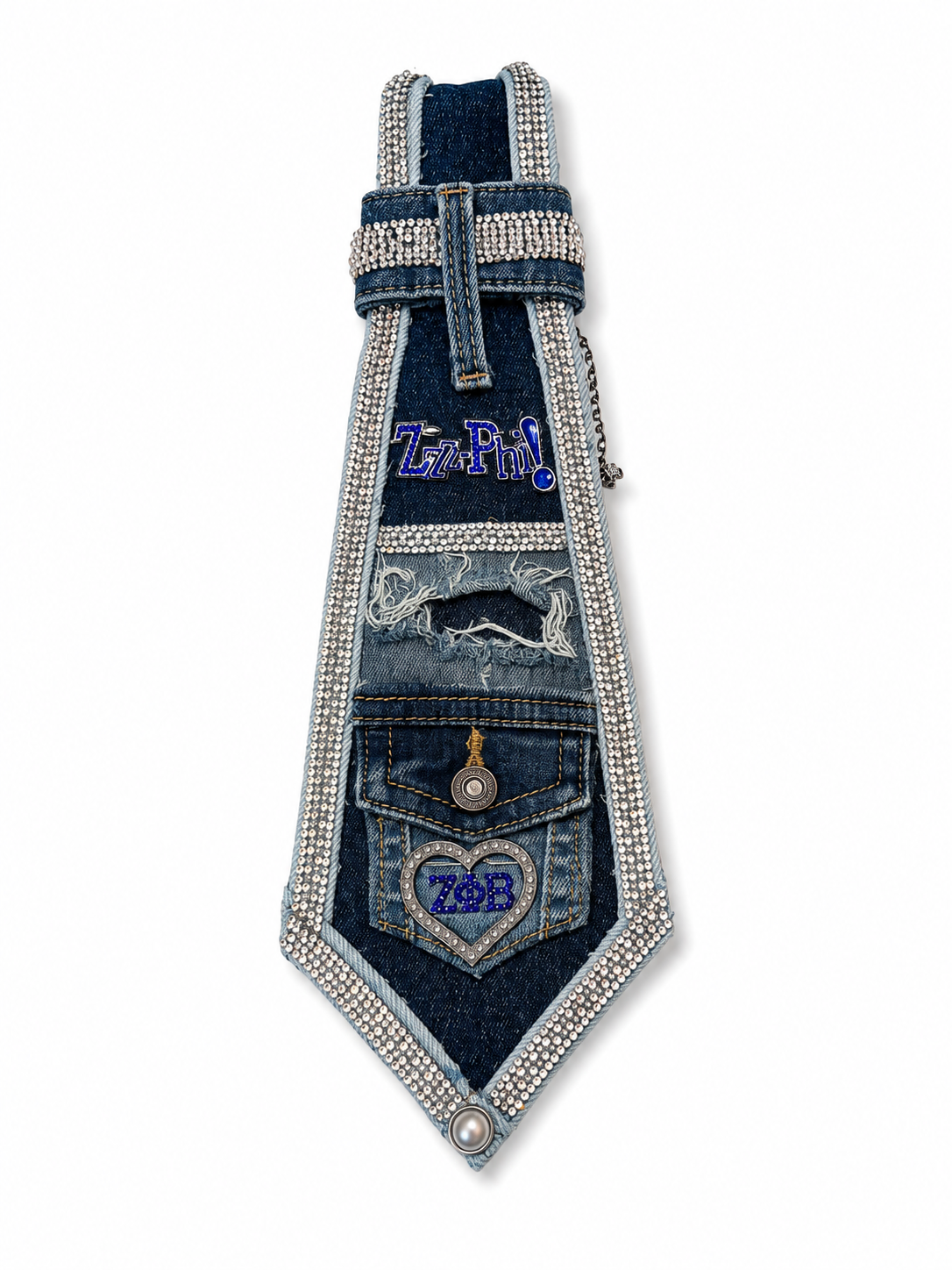 Zeta Phi Beta Bling Bling Tye