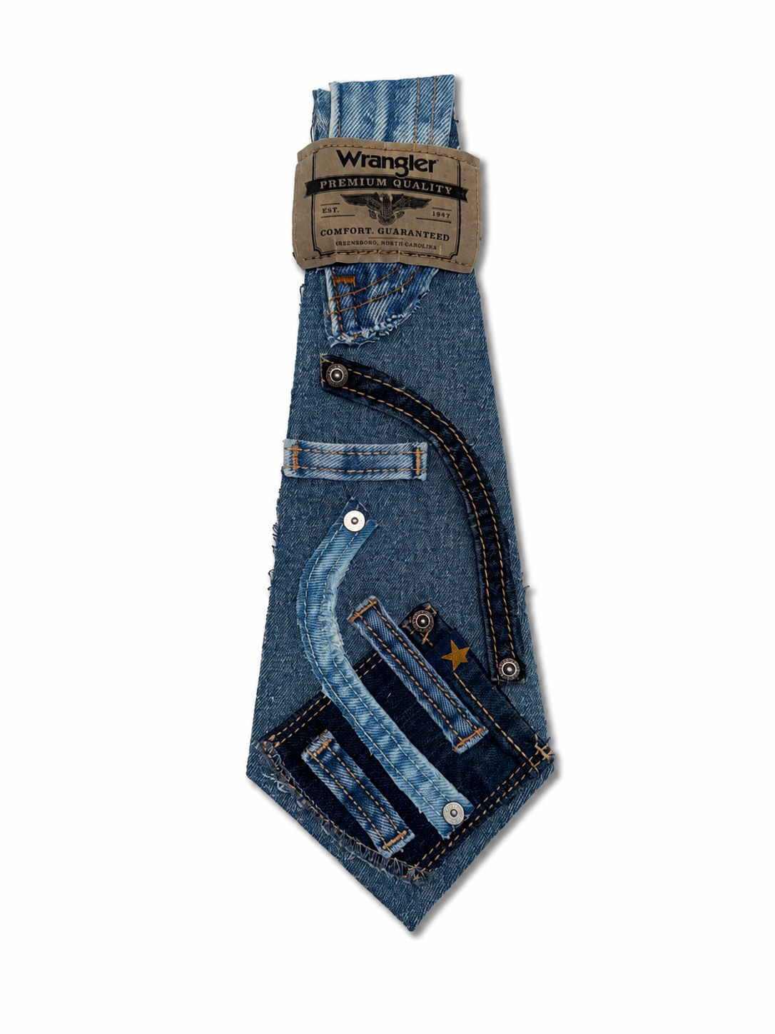 Shades of Denim Wrangler Tye