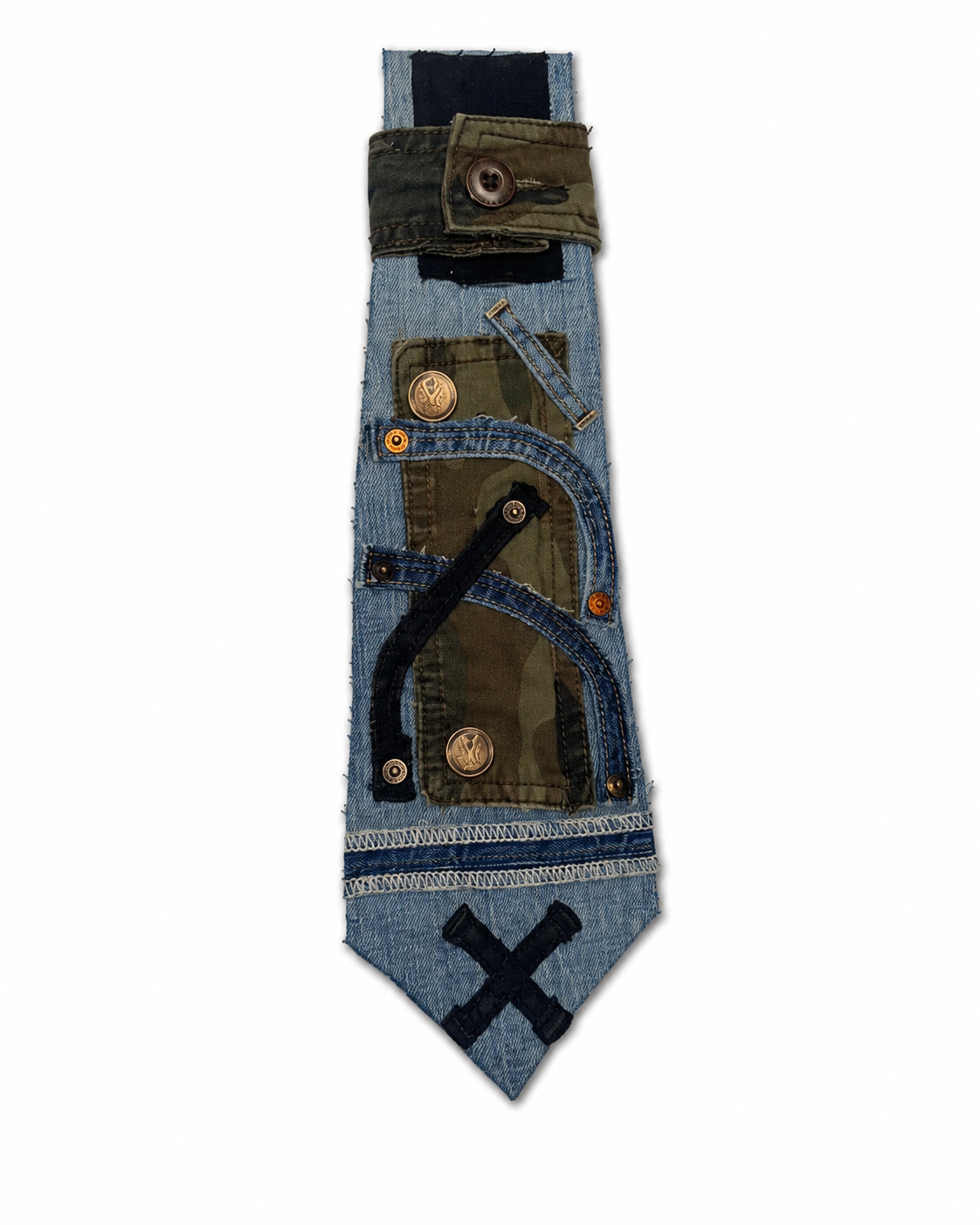 Crossed Camo Tye