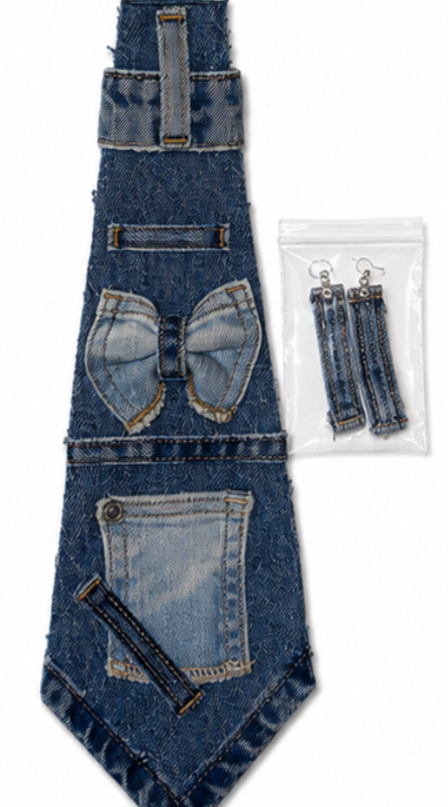 Bow Earrings Tye Set