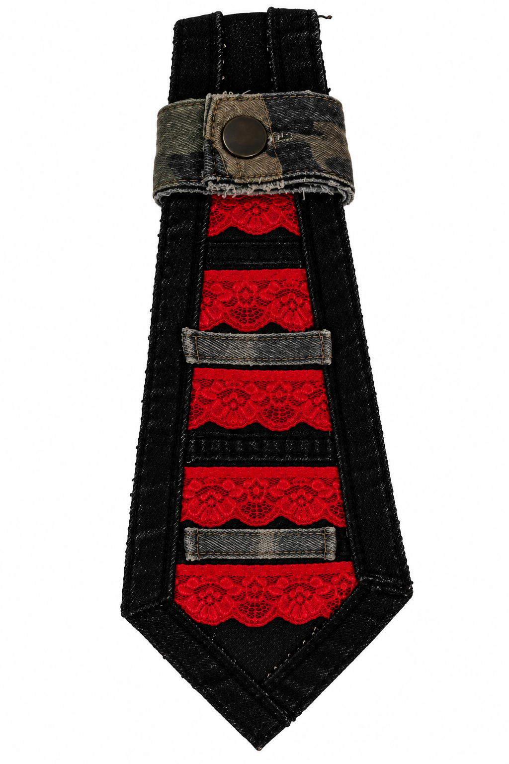 Red Camo Lace Tye