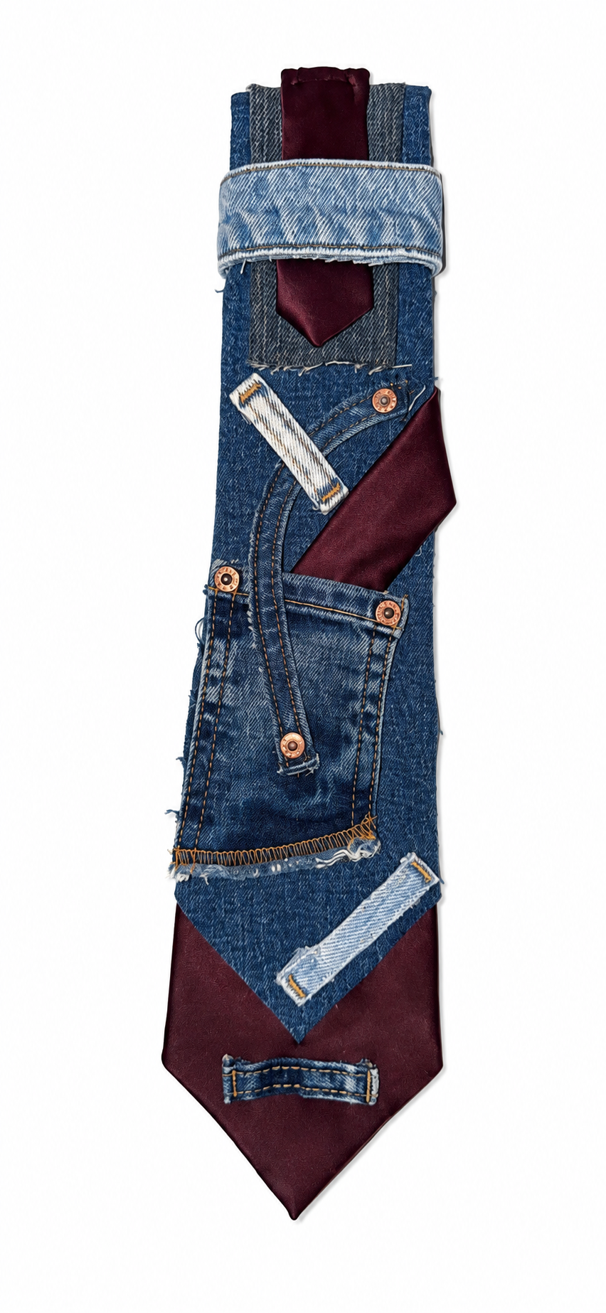 Maroon Mens Tye