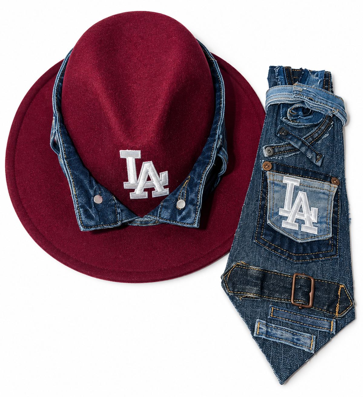 LA Red Hat Tye Set