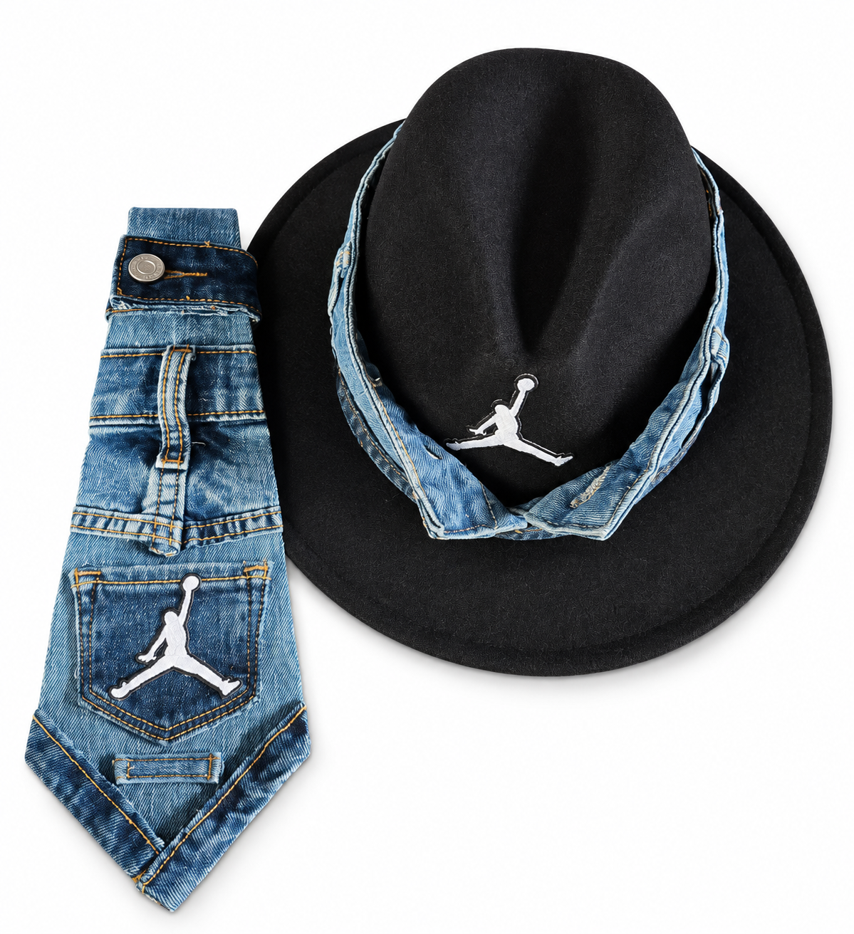 Jordan Black Hat Tye Set